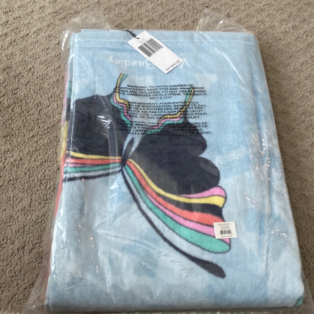 Vera Bradley large dorm room towel